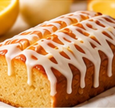 Lemon Drizzle Travel Cake Slice