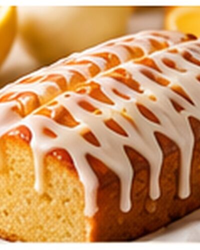 Lemon Drizzle Travel Cake Slice