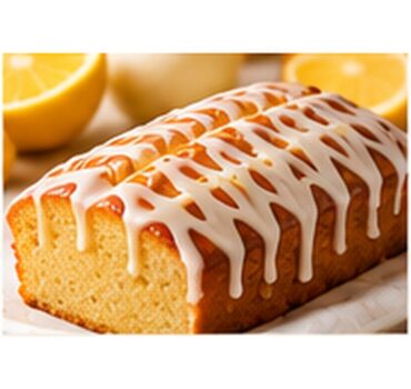 Lemon Cake with Cream Cheese-Slice