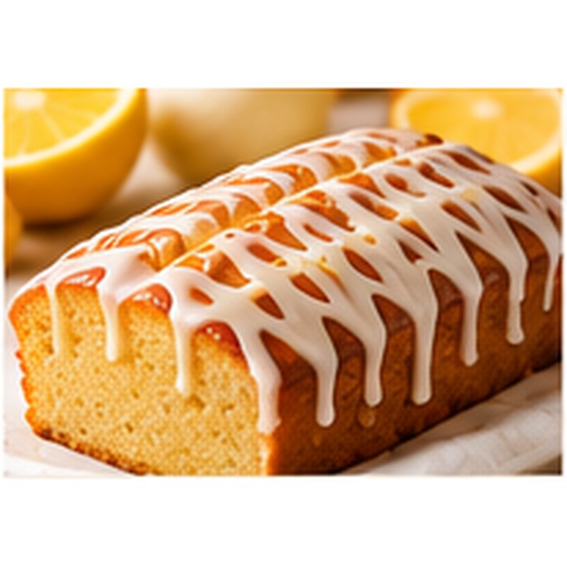 Lemon Cake with Cream Cheese-Slice