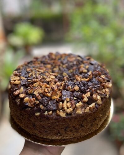 Banana Dates Walnut Travel Cake