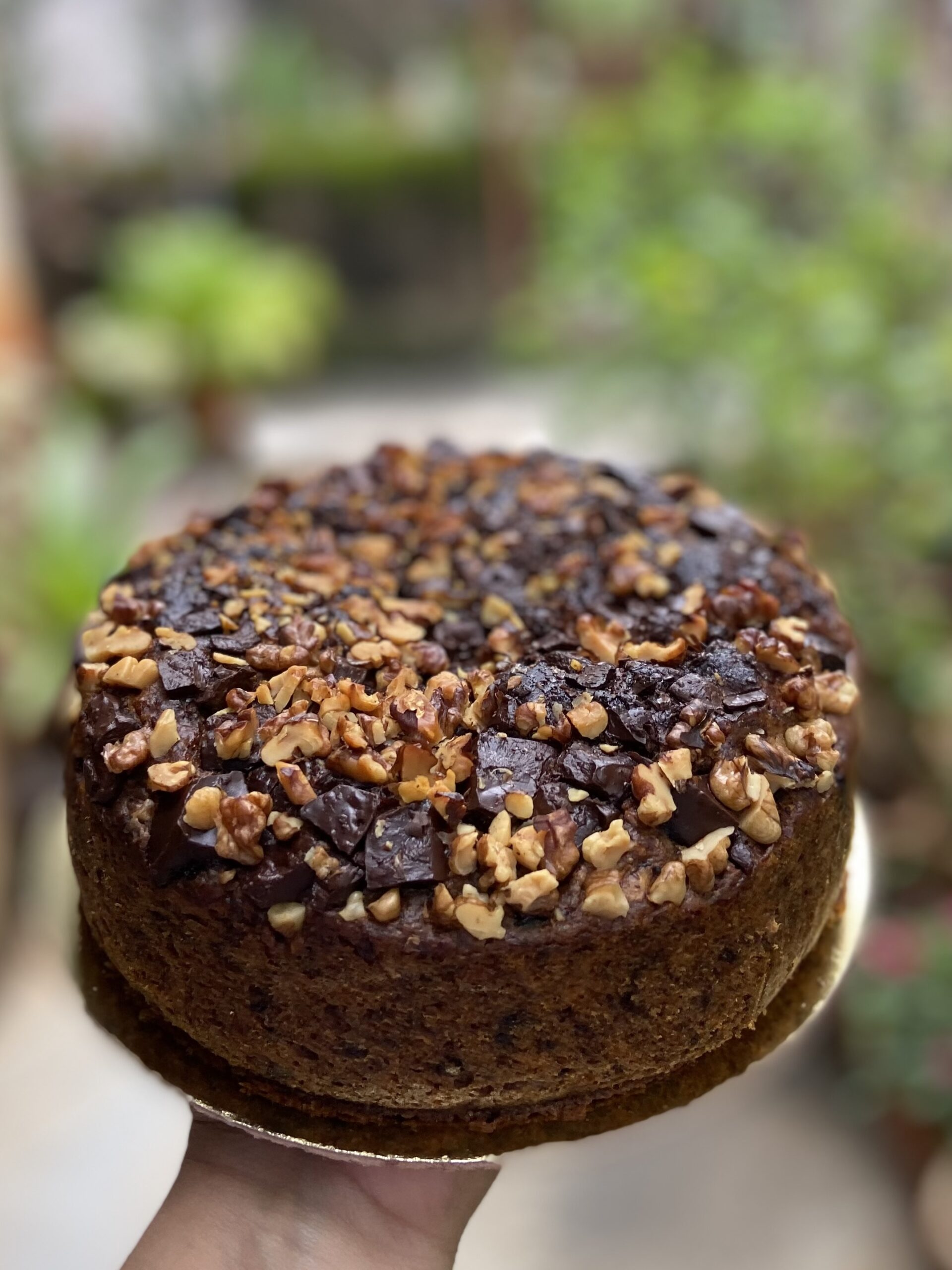 Banana Dates Walnut Travel Cake