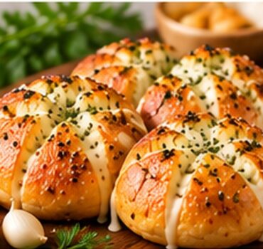 Korean Cream Cheese Garlic Buns